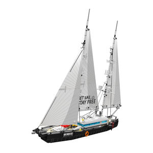 Mould King 10194 Velero Moderno la Gaviota, Juguetes Creativos, Bloques de Construcción de Barco - Product Image 1