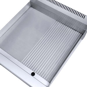 Plancha de <span class=keywords><strong>Gas</strong></span> Comercial de 10.7KW, Plancha de <span class=keywords><strong>Gas</strong></span> Natural LPG, Parrilla Plana de 530mm para Mostrador, para Restaurante, Hamburguesas, Panqueques, Desayunos - Product Image 4