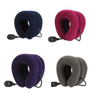 Dispositif <span class=keywords><strong>de</strong></span> traction cervicale gonflable avec chaleur, coussin en PVC, correcteur <span class=keywords><strong>d</strong></span>'étirement du cou pour une utilisation à domicile, soulagement <span class=keywords><strong>de</strong></span> la douleur - Product Image 3