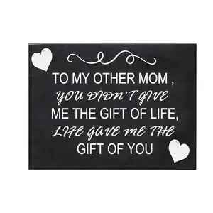 Custom Home Wooden Mom Gifts Plaque Decorative Box Sign Wood Sign Board