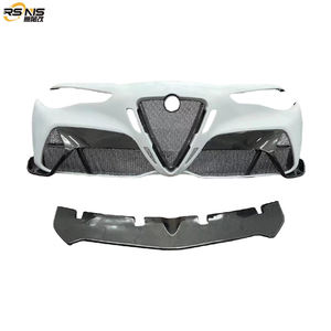 Parachoques Delantero de Fibra de Carbono Real para <span class=keywords><strong>Alfa</strong></span> <span class=keywords><strong>Romeo</strong></span> <span class=keywords><strong>Giulia</strong></span> 2016-2023, Estilo <span class=keywords><strong>GTAM</strong></span>, Kit de Carrocería de Repuesto, Mejora de Rendimiento - Product Image 6