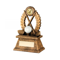 Trophée de golf personnalisé WeiVista, conception de logo en gros pour la présentation des championnats de club