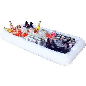 Bandeja enfriadora de hielo inflable para piscina, para enfriar bebidas con hielo y bebidas flotantes, cubo de agua flotante. - Product Image 3