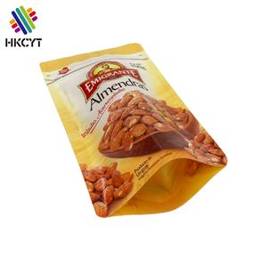 Pochette debout Design personnalisé avec fenêtre transparente sac à noix Ziplock sac d'emballage alimentaire en plastique - Product Image 4