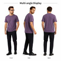RCX ODM Custom Geprinte Logo Heren T-Shirt 86,7% Nylon 13,3% Spandex Zacht Ademend Snel Droog Zomer Sport T-shirt