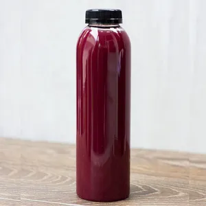 Bouteille de jus de PP de remplissage à chaud résistant à la chaleur écologique 250ml 8 oz bouteilles en plastique pour boisson