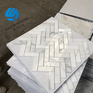 Bán Nóng Hình Dạng Lá Đá Cẩm Thạch Khảm Khảm Lá Hình Ảnh Bán Buôn Gạch Khảm - Product Image 6