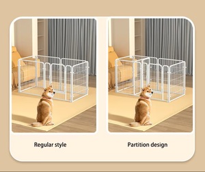 Recinto per Cani Personalizzato Resistente e Impermeabile, Box per Cani di Alta Qualità Realizzato in Tubo d'Acciaio e Filo di Ferro, Recinto per Cuccioli - Product Image 5