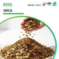 Poudre de mica muscovite résistante à la chaleur pour revêtements décoratifs industriels, composant d'isolation thermique haute température 20-33%