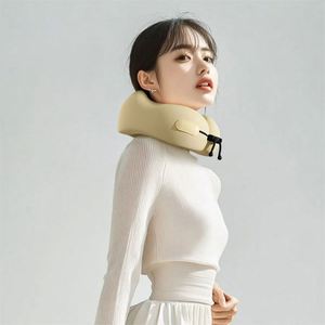 Oreiller cervical en polyester blanc personnalisé en gros 2026 pour avion et train - Product Image 5
