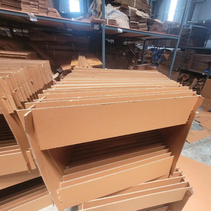 Customizable Lightweight Eco-Friendly Waterproof Kraft Corrugated Carton Box Portable Recycled Materials Supermarket <b>Packaging</b> - Product Image 1