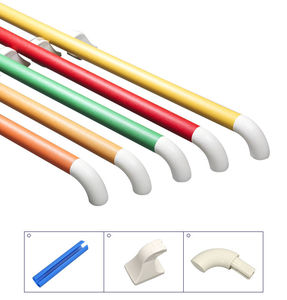 Couloirs muraux modernes anti-collision en PVC et alliage d'aluminium avec une épaisseur de 1.6mm de couleur personnalisable - Product Image 3