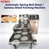 Machine automatique commerciale de formage de feuilles de rouleaux de printemps et de pâtes à samosas pour restaurants, boulangeries et usines de snacks
