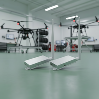 Techphant 2W 8CH 2000mw Émetteur-récepteur audio-vidéo sans fil pour drone FPV RC TP5609