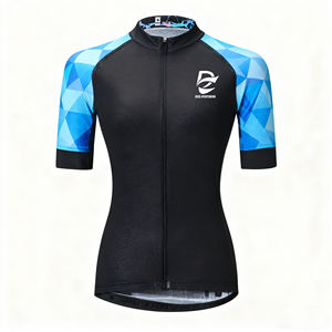 Jersey de Ciclismo Unisex, Duradero, Personalizado, Transpirable, de Secado Rápido, Absorbente de Sudor, Tejido Cómodo para Verano, Manga Corta - Product Image 1
