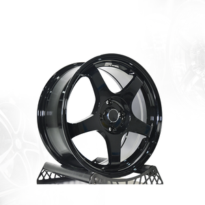 Rines de Aleación de Aluminio 3R de 17x7.5 Pulgadas, Color Negro Brillante, Diseño Multirradio, JDM ADVAN GT 4H114.3 ET38 03249-V3, Fabricados en Malasia - Product Image 2