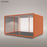 Cabine insonorisée pour fabricants, cabine téléphonique, salle de verre éducative amovible, salle de diffusion, salle insonorisée