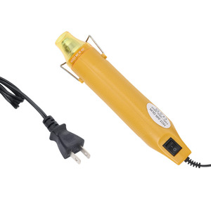 Pistola <span class=keywords><strong>de</strong></span> Aire Caliente Eléctrica Mini <span class=keywords><strong>de</strong></span> 110V con Enchufe JP Amarillo, Multifuncional, Portátil, 300W, Herramienta <span class=keywords><strong>de</strong></span> <span class=keywords><strong>Calor</strong></span> con 3 Años <span class=keywords><strong>de</strong></span> Garantía para Bricolaje - Product Image 1