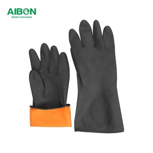 Silicone lavable au lave-vaisselle pour le travail des produits chimiques dans le réfrigérateur froid <span class=keywords><strong>gants</strong></span> microfoam de travail lourds - Product Image 1