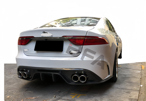 Pour Jaguar XF XFL amélioré <span class=keywords><strong>SVR</strong></span> kit carrosserie fibre de résine aileron de pare-chocs arrière lèvre arrière en fibre de carbone - Product Image 2