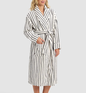 Fabricante personalizado mujeres albornoces largos al por mayor de felpa <span class=keywords><strong>bata</strong></span> de baño de invierno ropa de dormir <span class=keywords><strong>bata</strong></span> de franela térmica ropa de casa batas de <span class=keywords><strong>mujer</strong></span> - Product Image 5