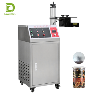 Máquina selladora de aluminio por inducción con refrigeración por agua para botellas y frascos de plástico y vidrio, de sobremesa, continua y automática. - Product Image 3