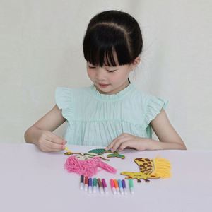 Nouvelles pièces en bois à motifs de sirènes et animaux de dessin animé pour l'artisanat DIY des enfants, plusieurs séries, fourniture directe d'usine - Product Image 2