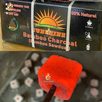 Charbons à chicha premium Sigma Shine Bamboo Black Charcoal Cubes