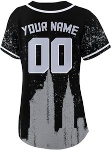Camiseta de Béisbol Personalizada Estilo Retro, 100% Poliéster, Transpirable, Absorbe la Humedad, Secado Rápido, Sublimación, Números Impresos Digitalmente - Product Image 6