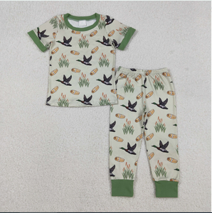 ชุดนอนเด็กชายแขนสั้นลายเป็ด BSPO0635 - Product Image 3