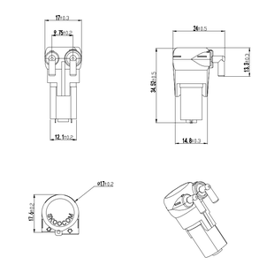 Áp lực cao DC 5V bơm nhu động với hướng động cơ bước OEM tùy chỉnh cho xi-rô mật ong chất tẩy rửa nhớt làm đầy chất lỏng - Product Image 4