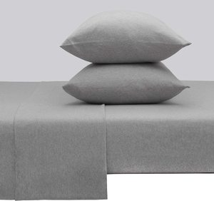 Parure de lit en <span class=keywords><strong>Jersey</strong></span> 100% coton, avec <span class=keywords><strong>housse</strong></span> de couette/drap-<span class=keywords><strong>housse</strong></span>/2 taies d'oreillers, 4 pièces - Product Image 4