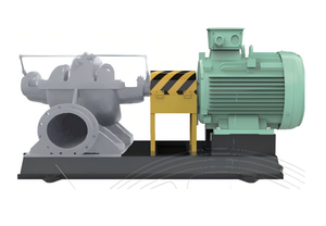 Bomba centrífuga de doble succión dividida axial horizontal de dos etapas para industrias químicas pesadas y de gas natural - Product Image 4