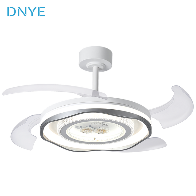 Nordic Bedroom Decoration New Design LED Ceiling Fan, High-quality Restaurant Ceiling Fan with Light and Remote Control