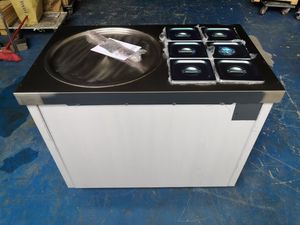 เครื่องทำไอศกรีมม้วน<span class=keywords><strong>ไทย</strong></span>คุณภาพสูง ทนทาน ใช้งานได้ในเชิงพาณิชย์ ใช้งานง่าย พร้อมกระทะแบน - Product Image 3