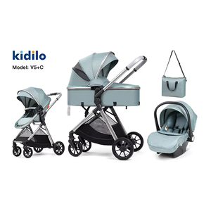 Vente en gros Poussette bidirectionnelle pour bébé avec siège <span class=keywords><strong>auto</strong></span> pliable multifonctionnel pour nouveau-né <span class=keywords><strong>3</strong></span> en <span class=keywords><strong>1</strong></span> Poussette pour bébé Kidilo - Product Image 5