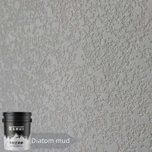 Peinture murale acrylique inodore durable Wufushan, <span class=keywords><strong>prix</strong></span> usine, haute qualité, écologique, facile à nettoyer, application au pinceau - Product Image 3