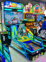 Machine de jeu d'arcade simulateur de bateau à rames à monnayeur pour aire de jeux intérieure