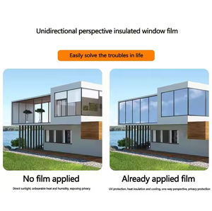 <span class=keywords><strong>Film</strong></span> architectural couleur argent, films miroir unidirectionnels, haute réflexion, 1,52*30m/rouleau pour <span class=keywords><strong>film</strong></span> de fenêtre décoratif en PET pour bâtiment - Product Image 2