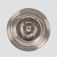 Diffuseur moderne en acier inoxydable pour ventilation de bâtiment de bureaux, taille personnalisable, installation facile, fonctionnalités réglables, garantie 1 an
