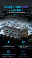 Fournisseur Officiel Twowin Jetson Orin Nano 8GB 67TOPS Mini PC Compact Boîtier IA Ordinateur de Pointe Industriel Boîtier IA