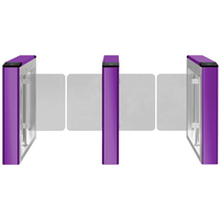 Tourniquet automatique de porte d'oscillation de déflecteur de porte de tourniquet de souterrain de sécurité à grande vitesse durable pour l'hôtel
