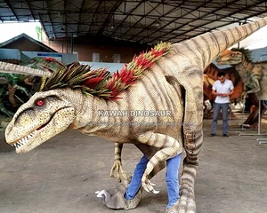 Costume de <span class=keywords><strong>dinosaure</strong></span> prédateur fait à la main pour <span class=keywords><strong>homme</strong></span>, poids plus léger - Product Image 2