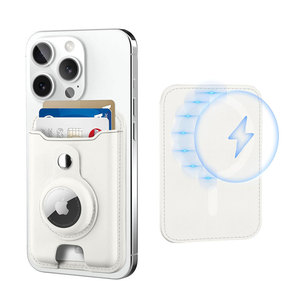 Hot Magnetic Luxury Business Card Case Location Finder Anti-verloren functie RFID-blokkering PU-leer voor telefoon Geen sluiting 3 maten - Product Image 6