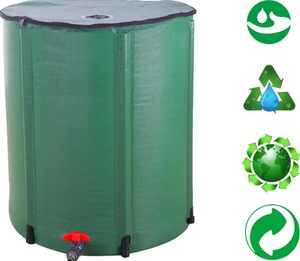 Portable écologique PVC pliant baril d'eau de pluie 1.5L bidons d'eau en plastique léger - Product Image 5