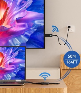 Transmisor y Receptor HDMI Inalámbrico, hasta 6 Transmisores, Plug&Play, 2.4/5G 1080P 50M, Divisor <span class=keywords><strong>para</strong></span> TV, Cámara DSLR, Proyector, Laptop, <span class=keywords><strong>PC</strong></span> - Product Image 2
