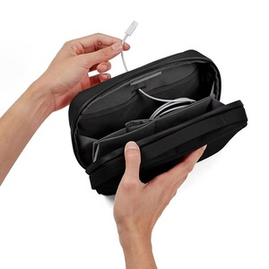 Organizzatori Elettronici 2-in-1 in Poliestere Impermeabile per Accessori Elettronici, Power Bank Portatili, Cavi di Ricarica con Cerniera - Product Image 4