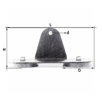 Paire Base de ventouse magnétique haute puissance Barre lumineuse à LED Support de support de montage sur le toit Support magnétique pour projecteur de camion de voiture tout-terrain