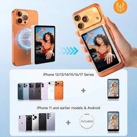 Écran de contrôle magnétique T5 pour vlog et selfie, moniteur de selfie pour caméra arrière avec télécommande Bluetooth, compatible iPhone et Android
