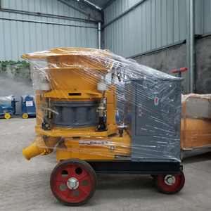 آلة رش الخرسانة للبناء مع مضخة، مضخة خرسانة صغيرة، آلة رش الخرسانة مع ضاغط هواء - Product Image 3